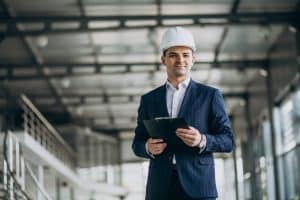 Projectmanager wegenbouw op klasse 8 werf